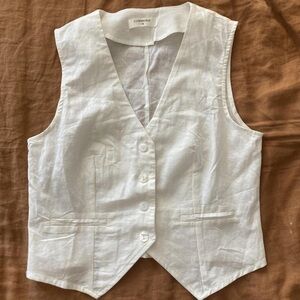 Women's White Vest